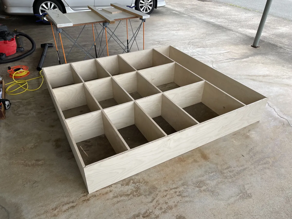 Initial parts fitting